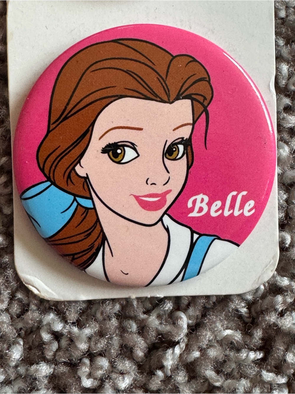Vintage Beauty & The Beast Pin Buttons Set Belle Beast Disney Y2K Toys R Us - Picture 4 of 8